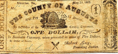 USA - Local Currency and Scrip 1 Dollar Pick Number: NP See Scan (ungraded) Banknote